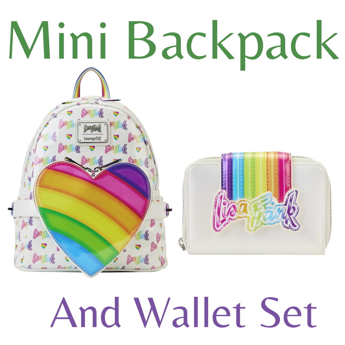 Lisa Frank Rainbow Cloud Crossbody Bag