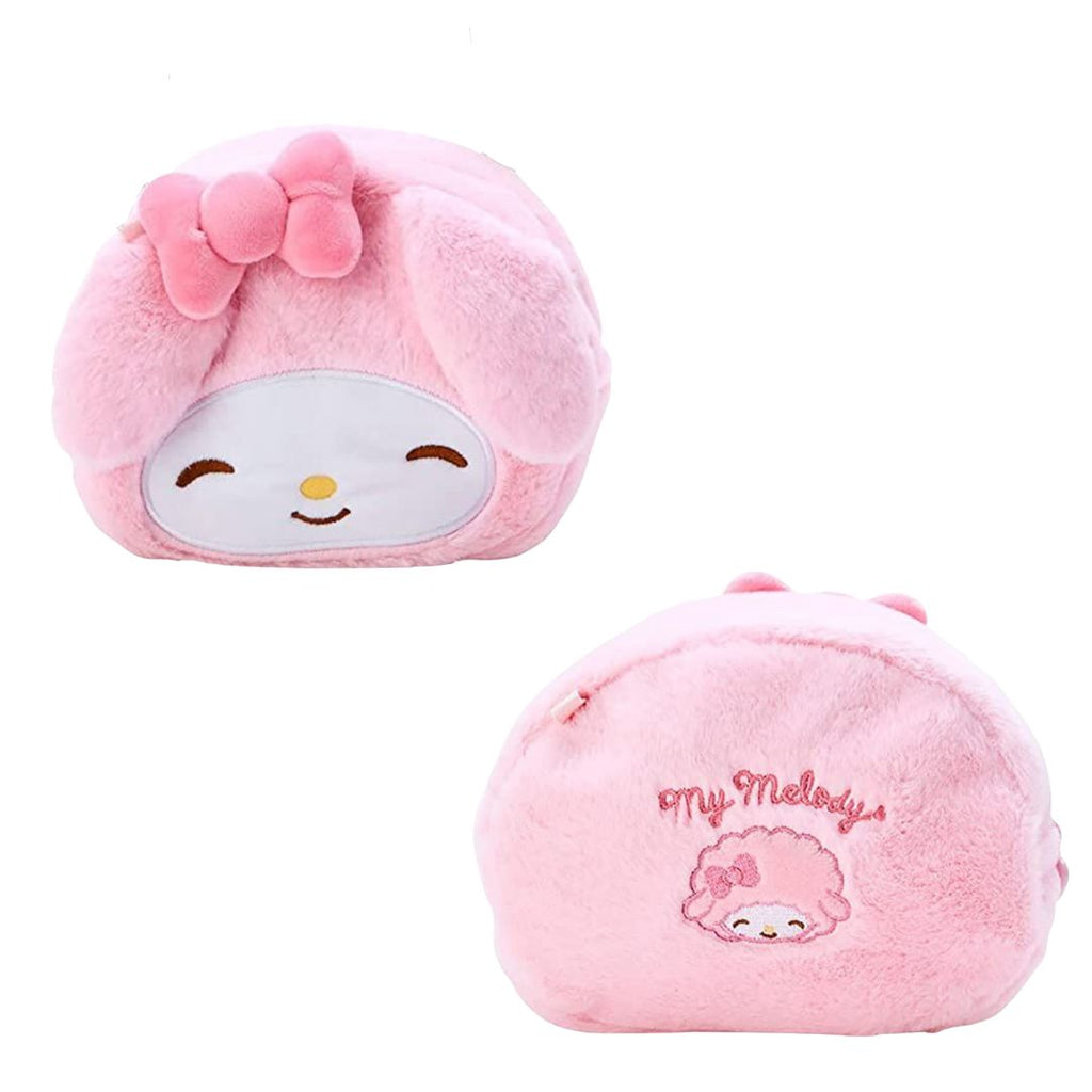 Sanrio Big Face Shaped Fluffy Crossbody Bag