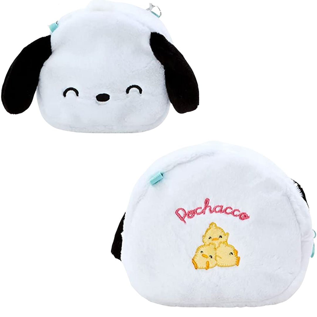 Sanrio Big Face Shaped Fluffy Crossbody Bag