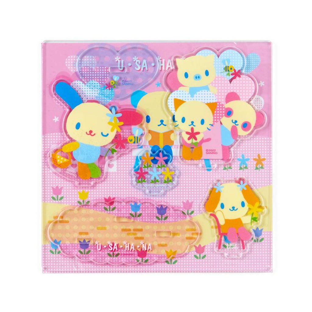 Sanrio Acrylic Stand Usahana (Sanrio Heisei Design)