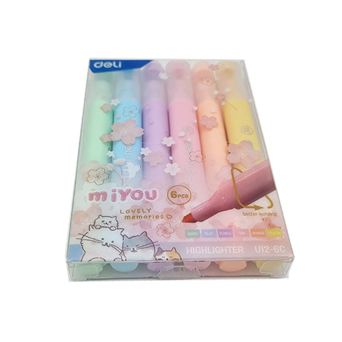 MIYOU MACARON HIGHLIGHTER 6-COLOR SET