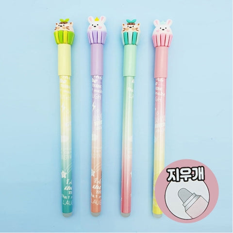 CUTE ANIMAL ERASABLE GEL PEN
