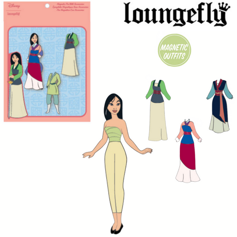 Loungefly Disney Mulan Paper Doll Pin
