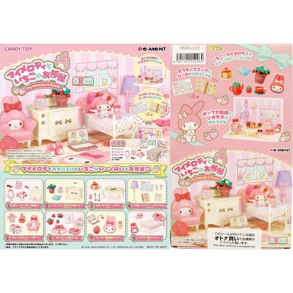 Re-ment My Melody's Strawberry Room