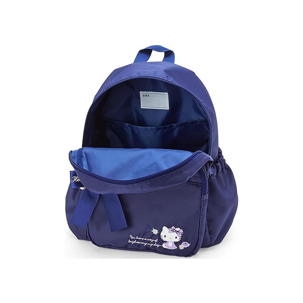 Sanrio Dark Blue Sitting Style Flower Backpack