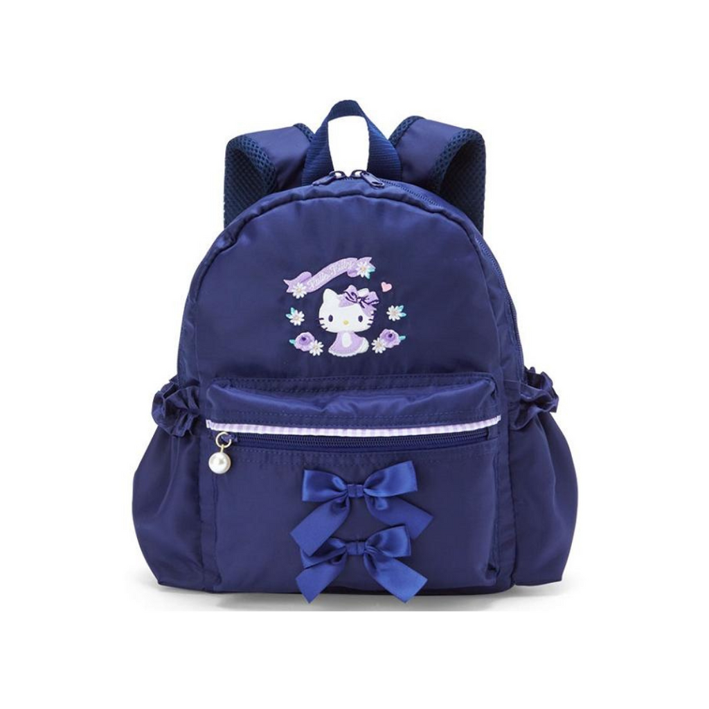 Sanrio Dark Blue Sitting Style Flower Backpack