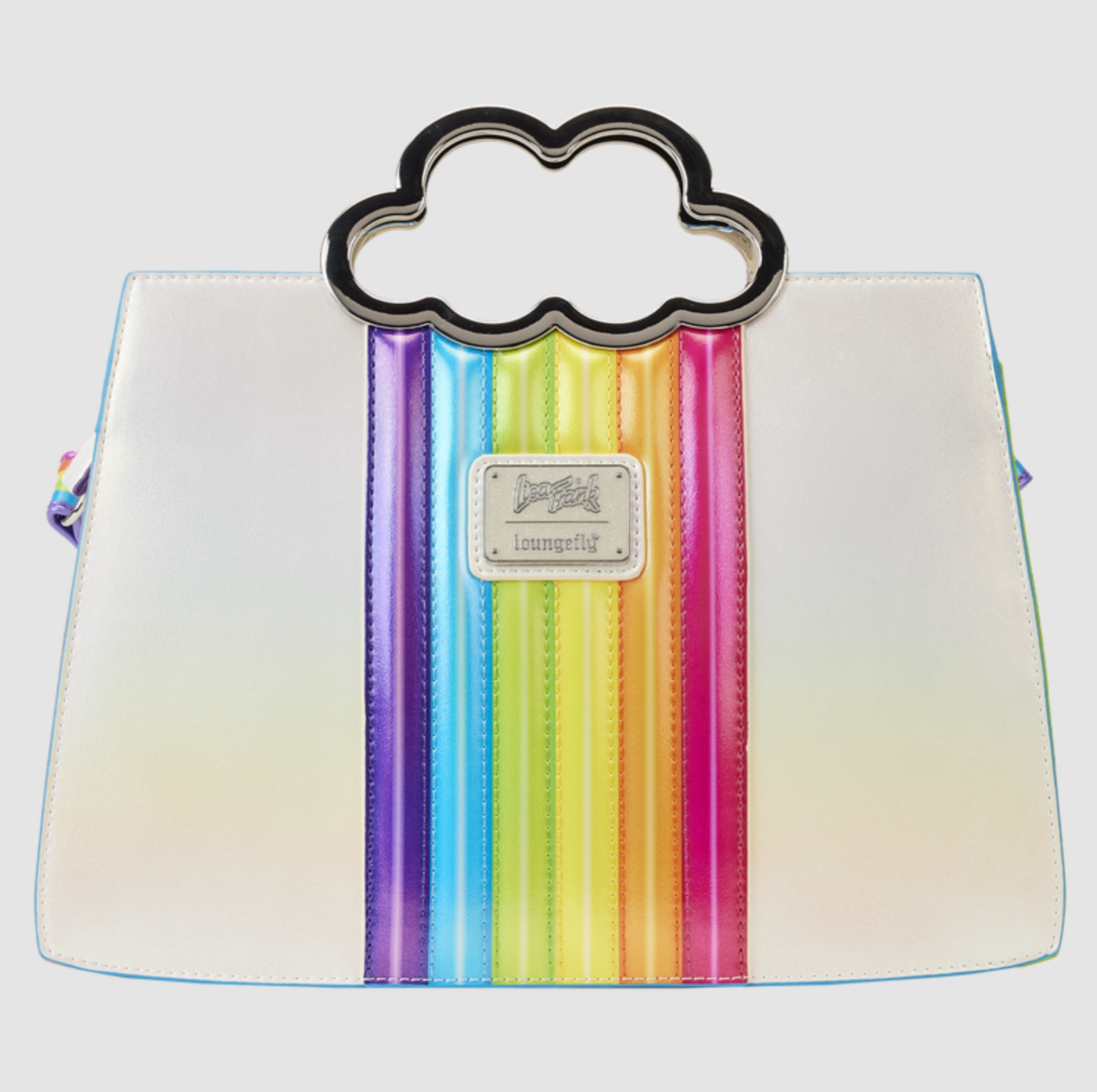 Lisa Frank Rainbow Cloud Handle Crossbody