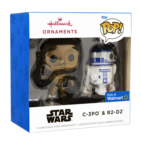 Hallmark Ornaments Funko Pop! - Star Wars C-3PO & R2 D2 - Walmart Exclusive