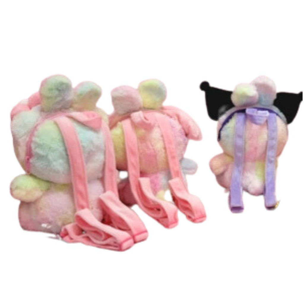 Sanrio Rainbow Plush Backpack