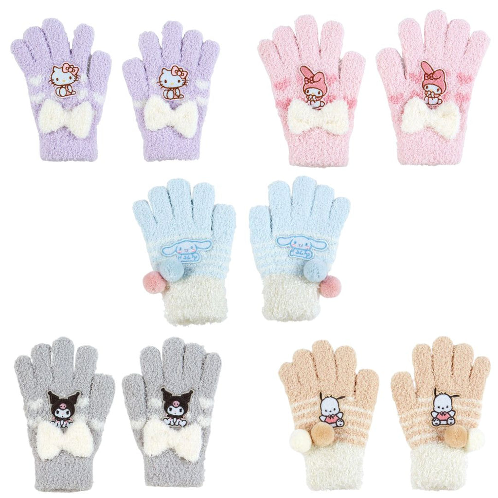 Sanrio Kids Stretchy Gloves with bow