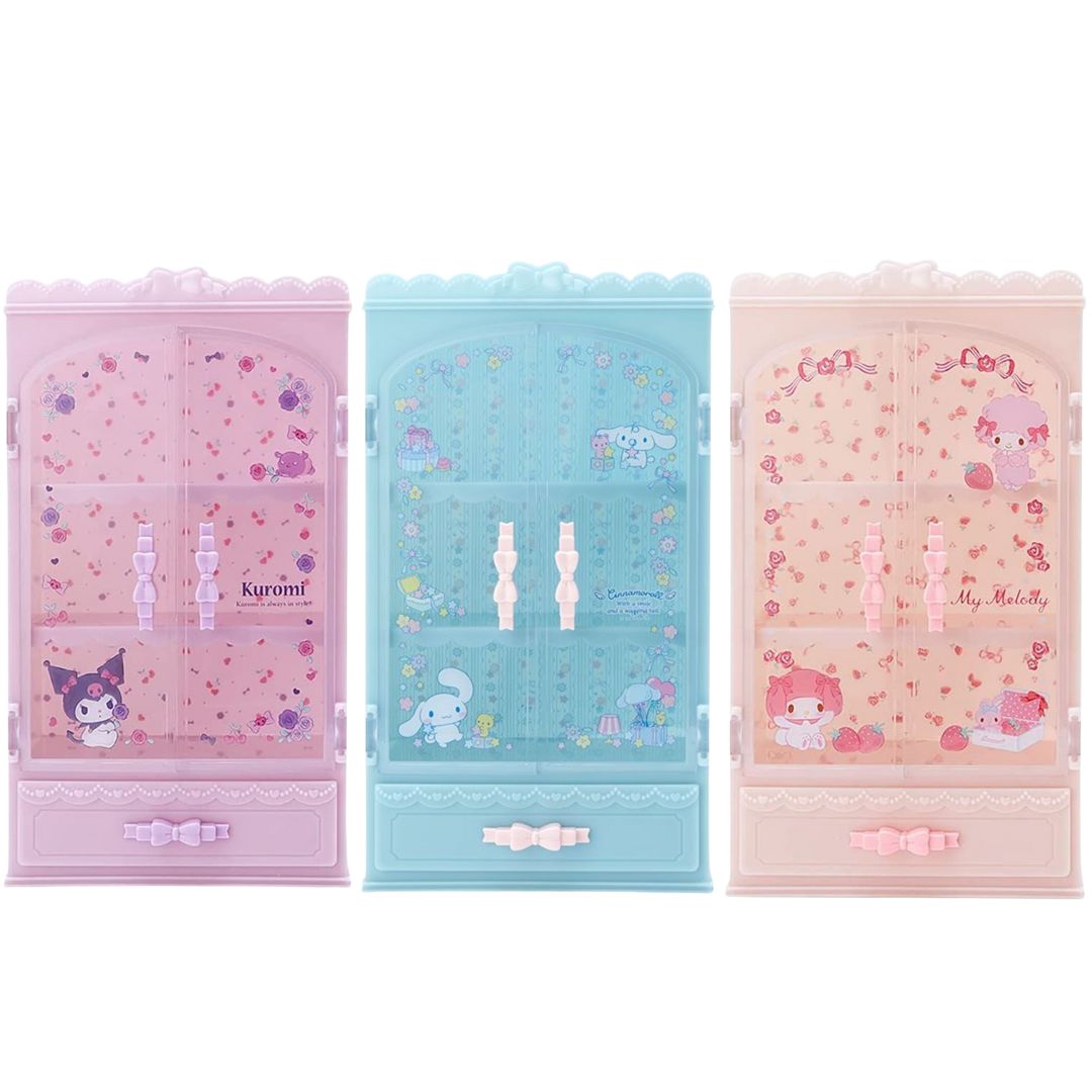  Sanrio 240923 Sanrio Storage Case, Approx. Width 12.6 x Depth  8.7 x Height 5.9 inches (32 x 22 x 15 cm), Polypropylene, Clear,  Chromi-chan Character : Home & Kitchen