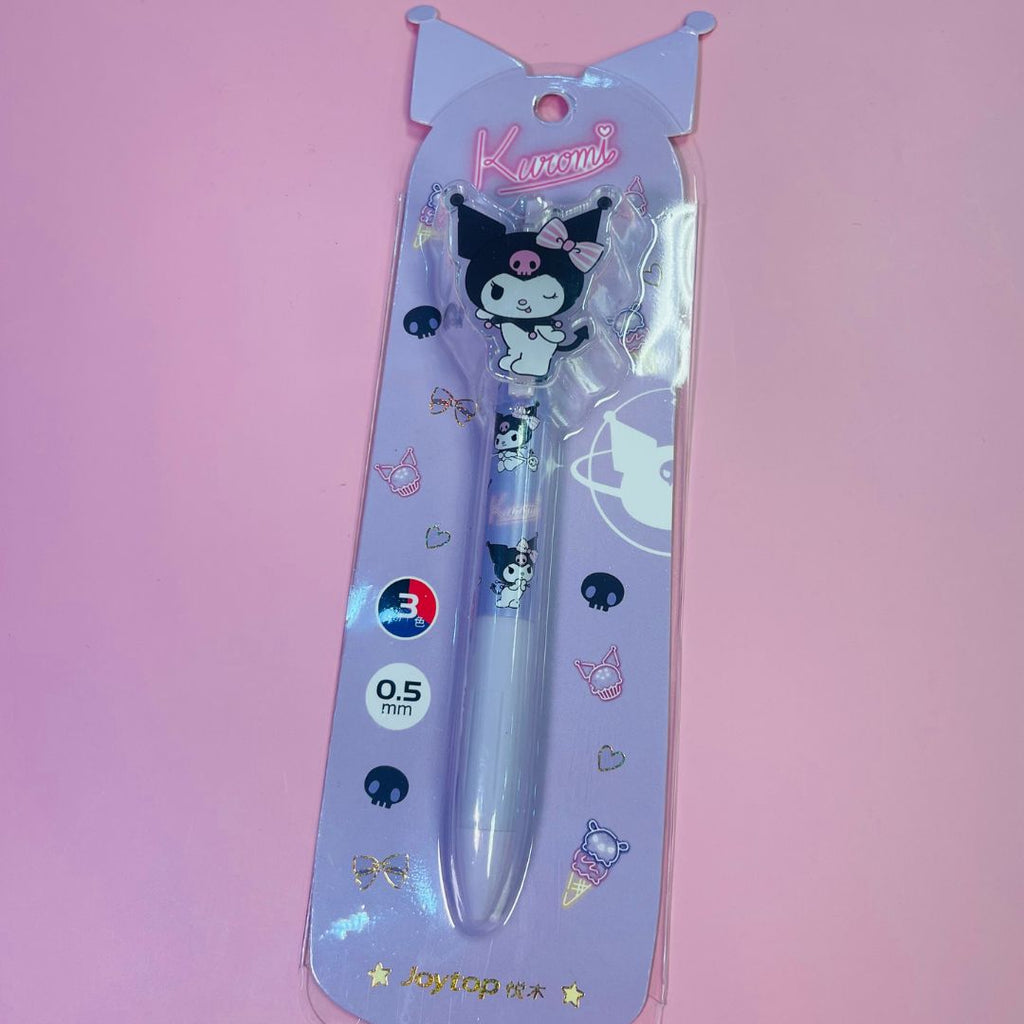 Hello Kitty & Friends Good Time Series Spinning Pen w/Extra Ink & Paper Ruler