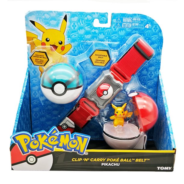 Pokemon: Clip n Carrry Pokball Belt w/Figure&Poke Ball-Pikachu-Special