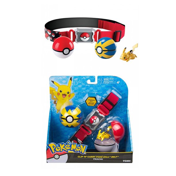 Pokemon: Clip n Carrry Pokball Belt w/Figure&Poke Ball-Pikachu-Special