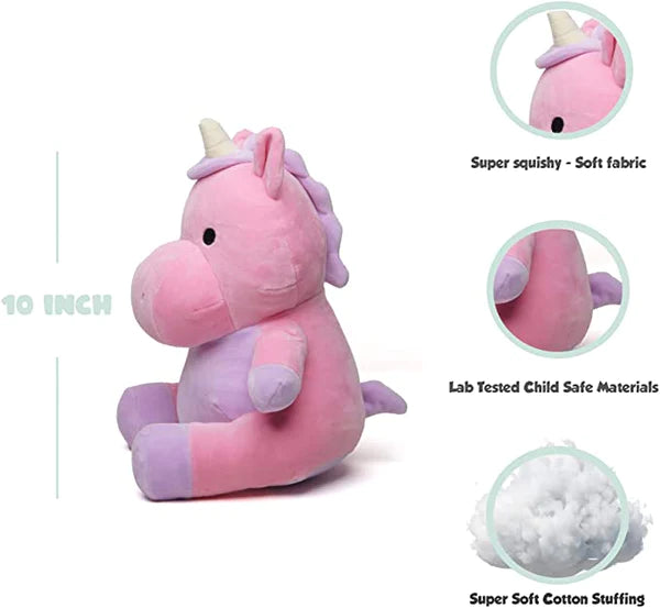 Pink Unicorn Plush Stuffed Animal