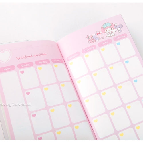 Sanrio Characters My Schedule Diary