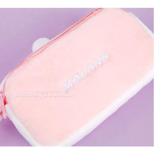 MOLANG CUTIE RECTANGULAR POUCH - PINK