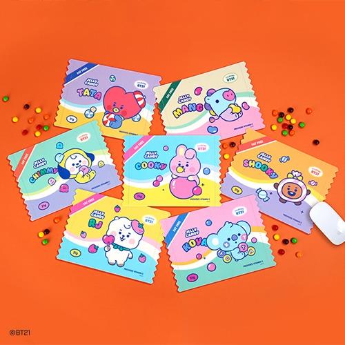 BT21 MOUSE PAD JELLY CANDY