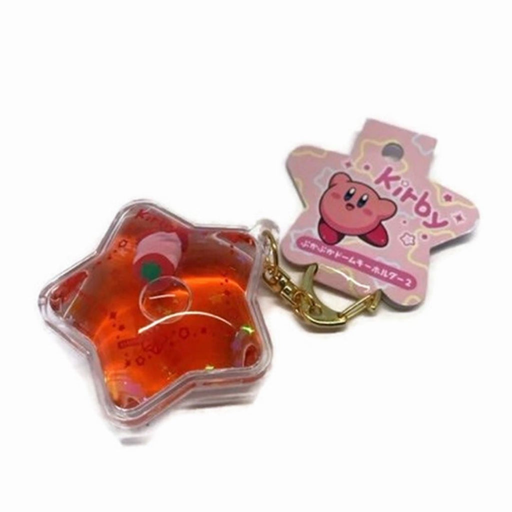 Kirby Puka Puka Star Water Keychain