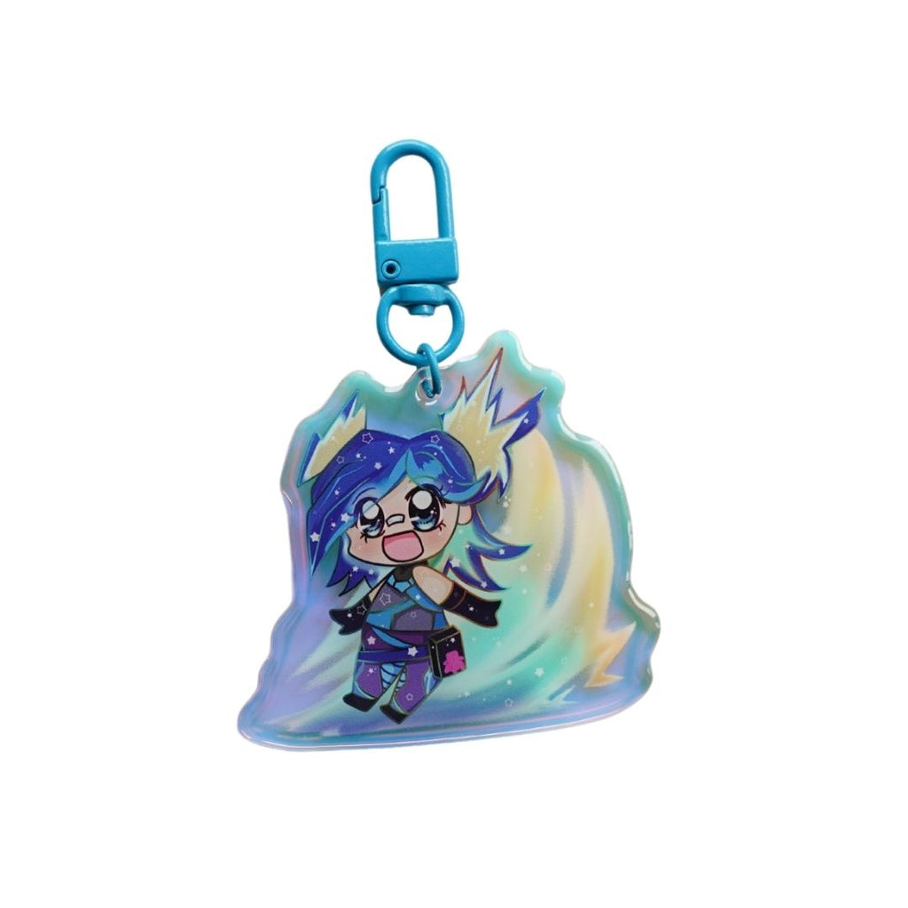 HOLOGRAPHIC VALORANT CHARM KEYCHAIN