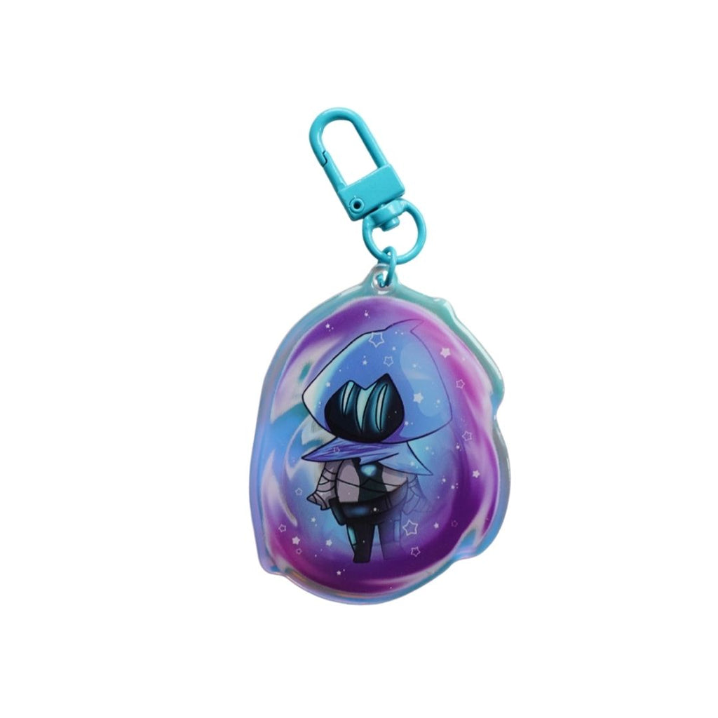 HOLOGRAPHIC VALORANT CHARM KEYCHAIN