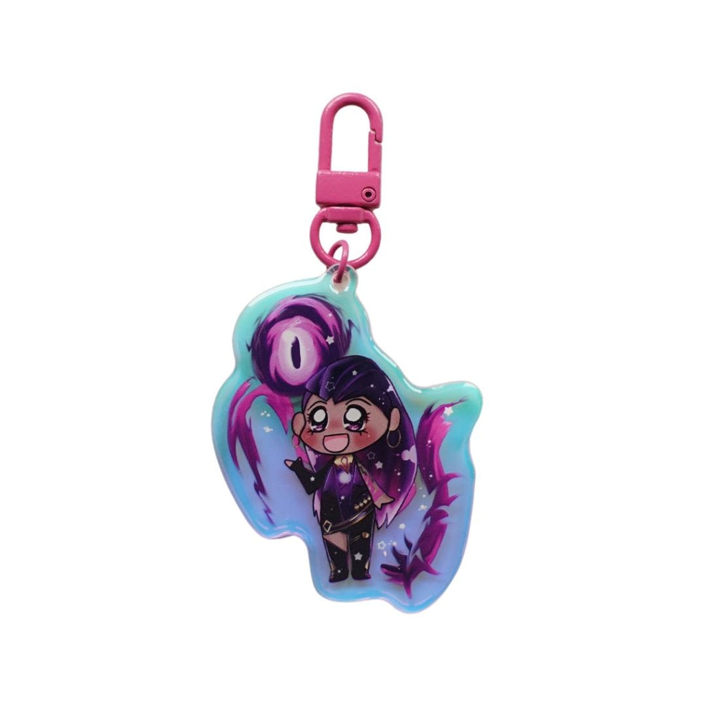 HOLOGRAPHIC VALORANT CHARM KEYCHAIN