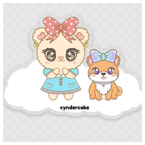 Cyndercake Character Cloud Sticker