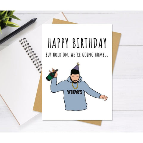 Drake Quarantine Birthday Card