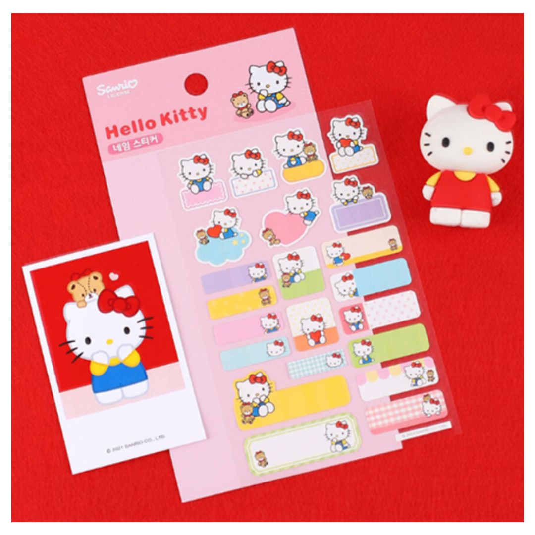 Sanrio Characters Name Sticker