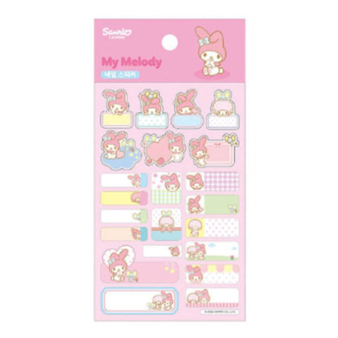 SANRIO CHARACTERS - NAME STICKER - MY MELODY