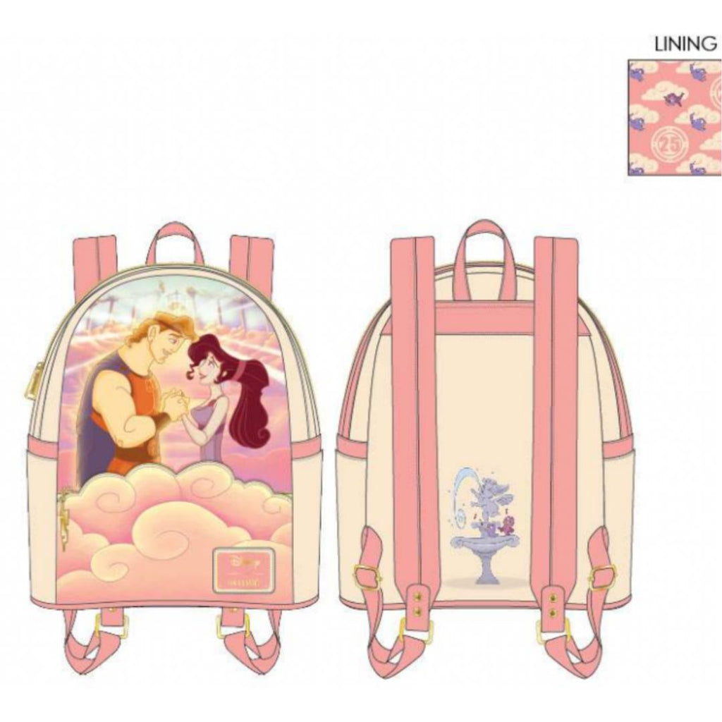 Loungefly Disney Hercules 25th Anniversary Meg & Herc Mini Backpack