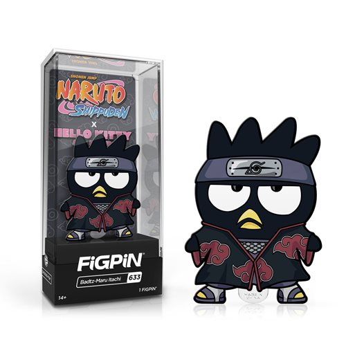 Naruto x Hello Kitty Badtz-Maru Itachi FiGPiN Classic Enamel Pin
