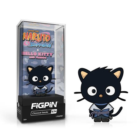 Naruto x Hello Kitty Chococat Sasuke FiGPiN Classic Enamel Pin