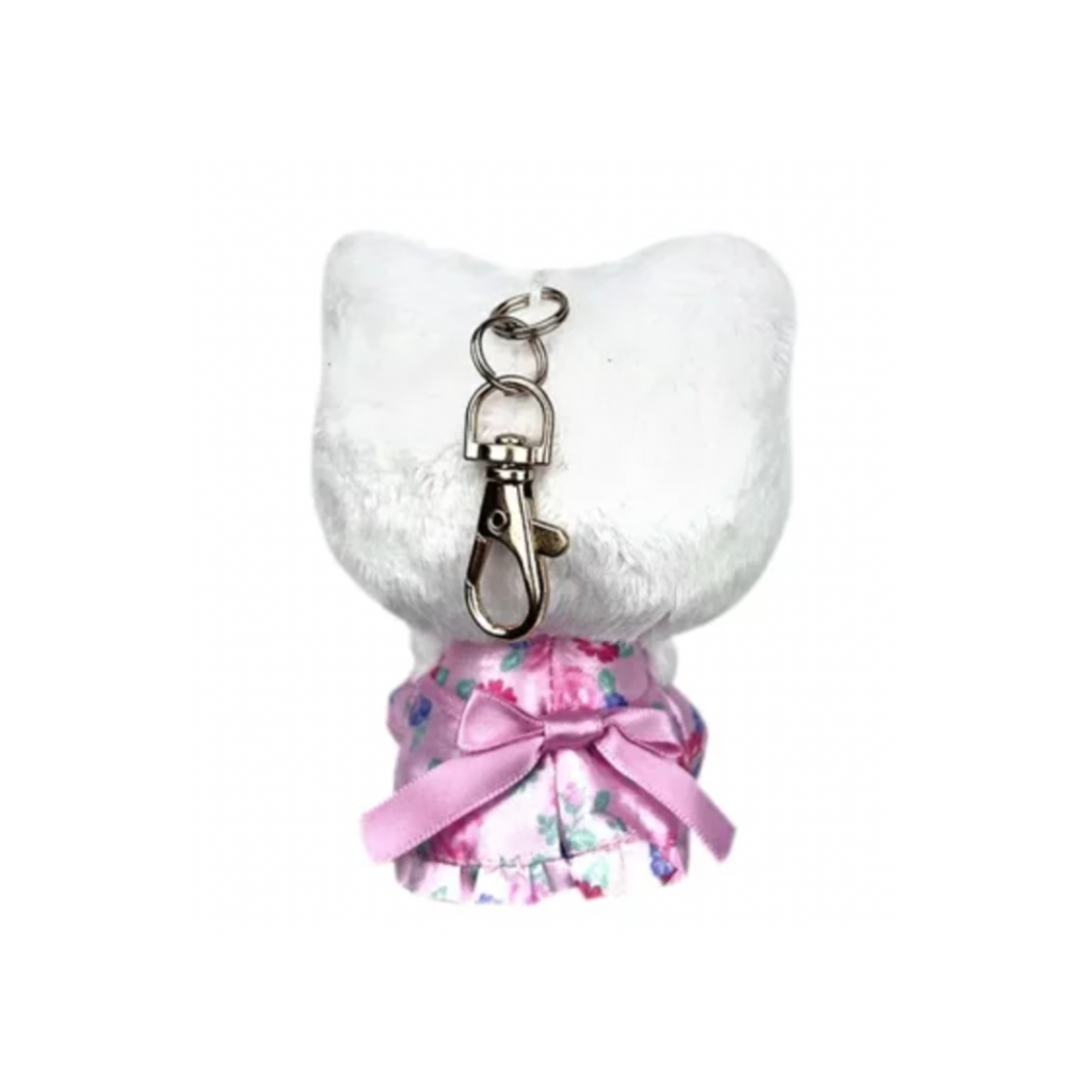 Hello Kitty Keychain Plush Flower World