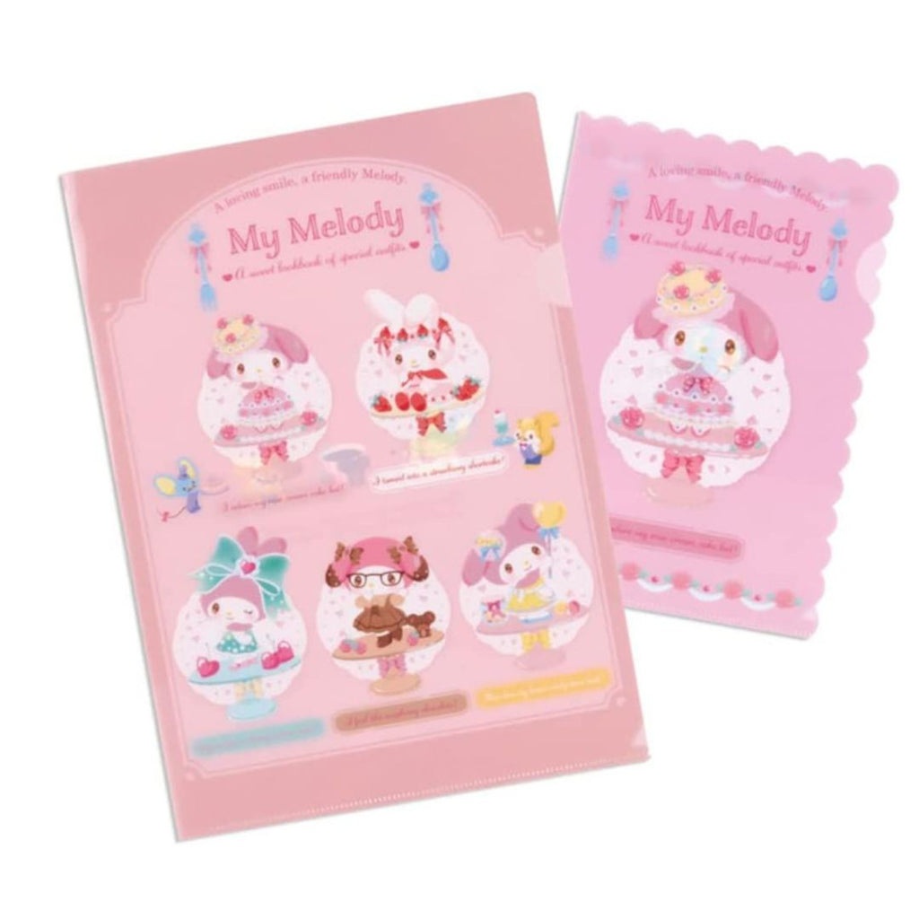 Sanrio Clear Folder Set Sweet Lookbook My Melody