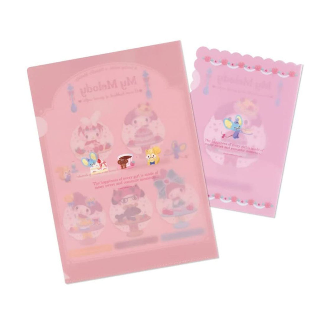 Sanrio Clear Folder Set Sweet Lookbook My Melody