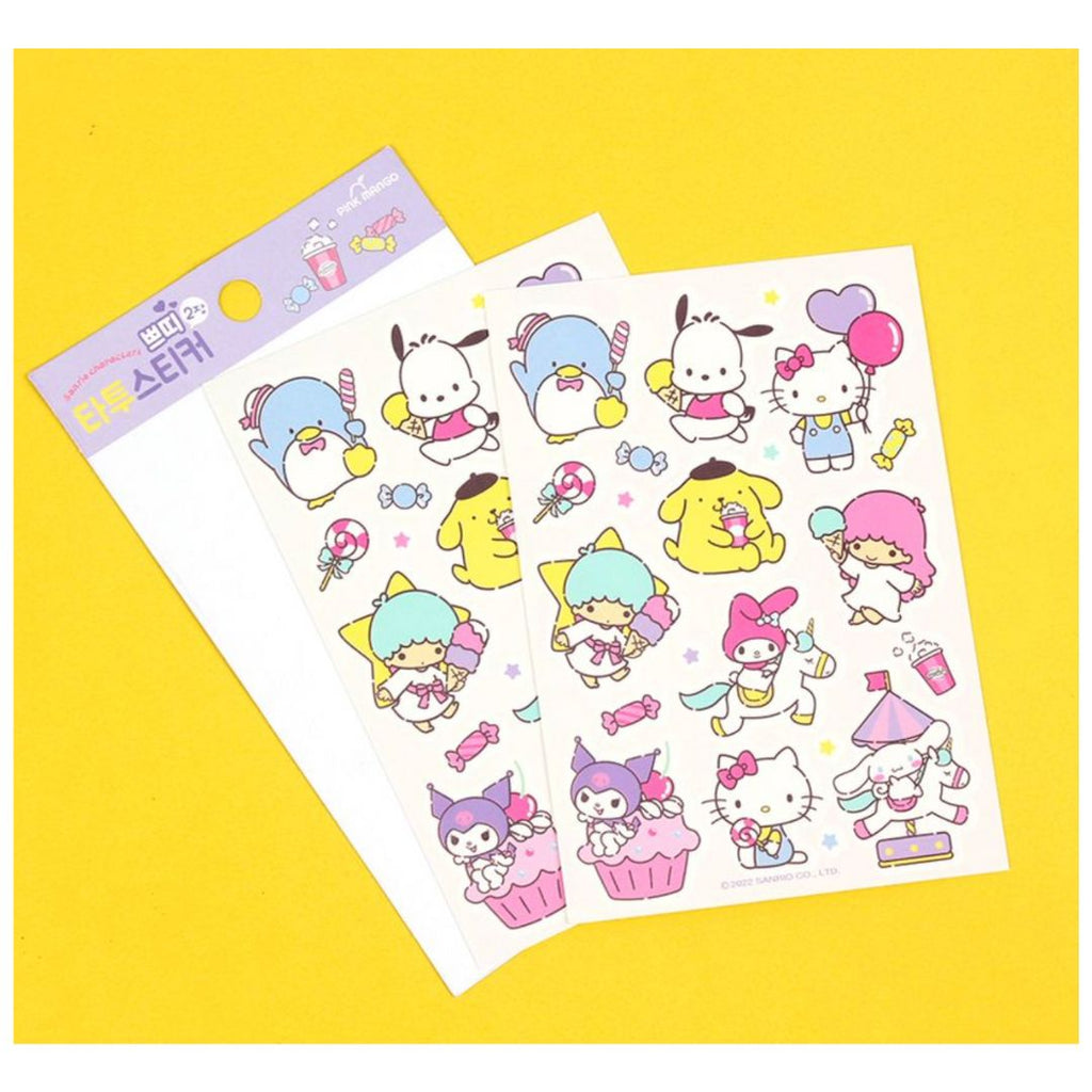 SANRIO CHARACTERS PETITE TATTOO STICKERS