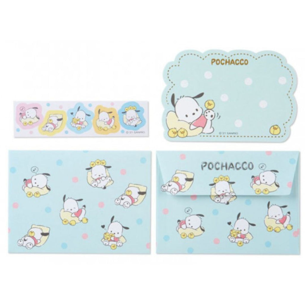 Japan Sanrio Message Card Set - Pochacco / Dot