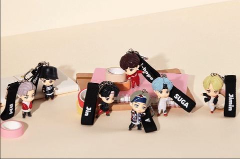BTS TinyTan Figure Keyring