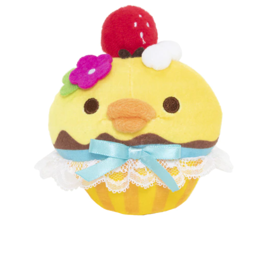 Kiiroitori Cupcake Keychain Plush
