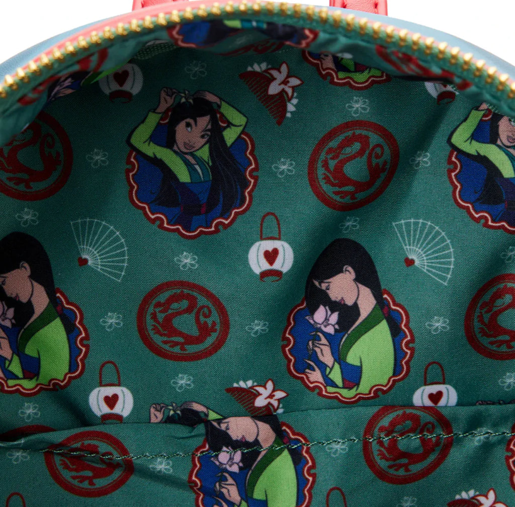 Loungefly Disney Mulan Princess Scene Mini Backpack