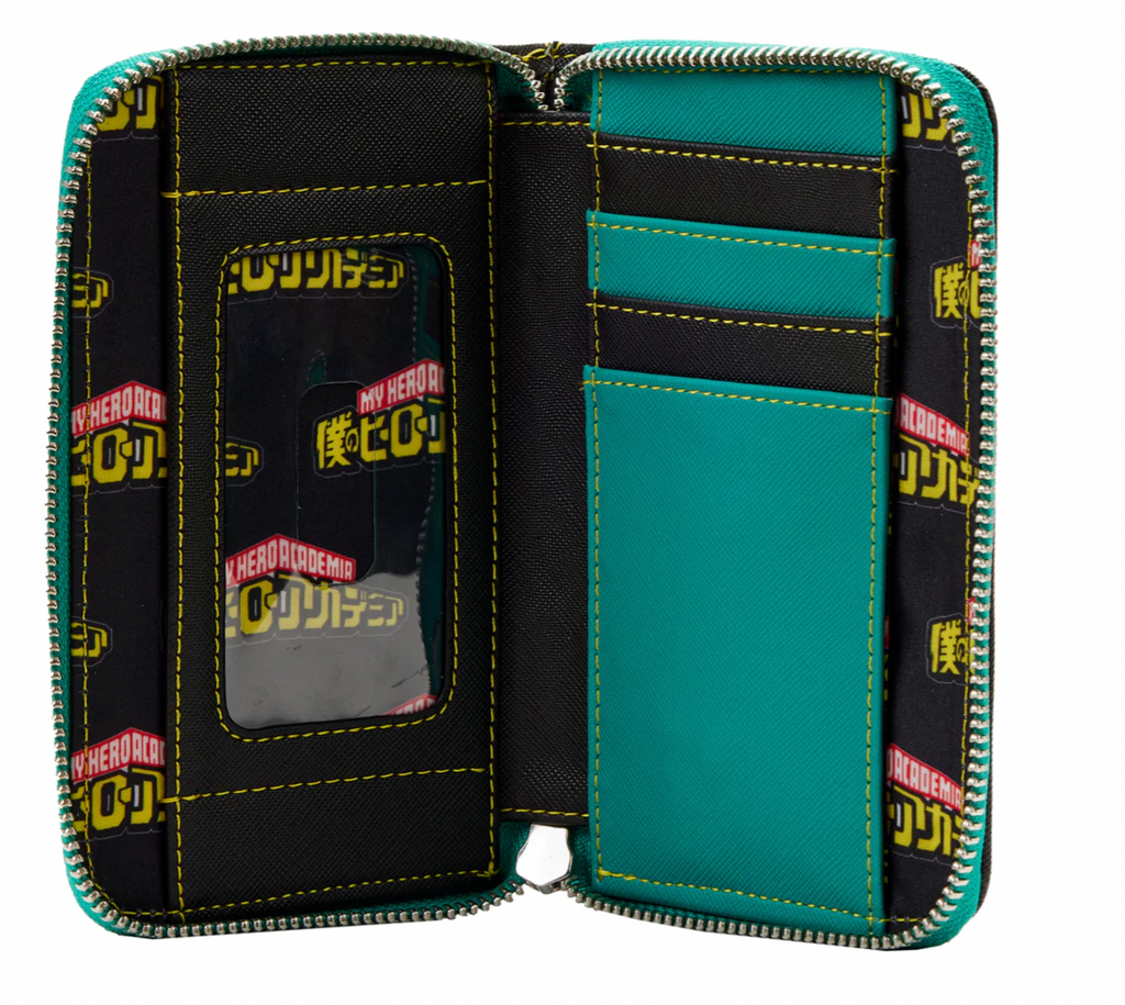 Loungefly My Hero Academia Deku Zip Around Wallet