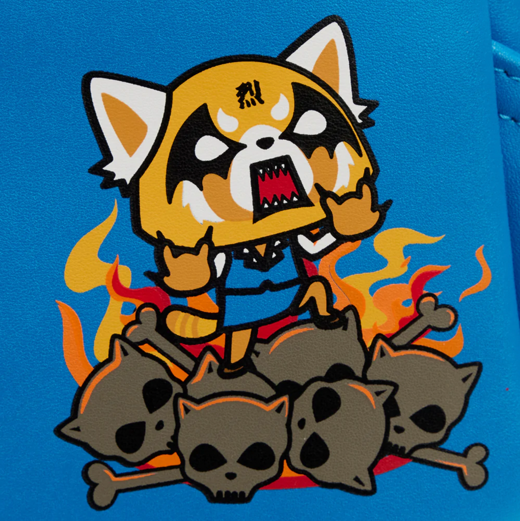 Loungefly Sanrio Aggretsuko Two-Face Cosplay Mini Backpack