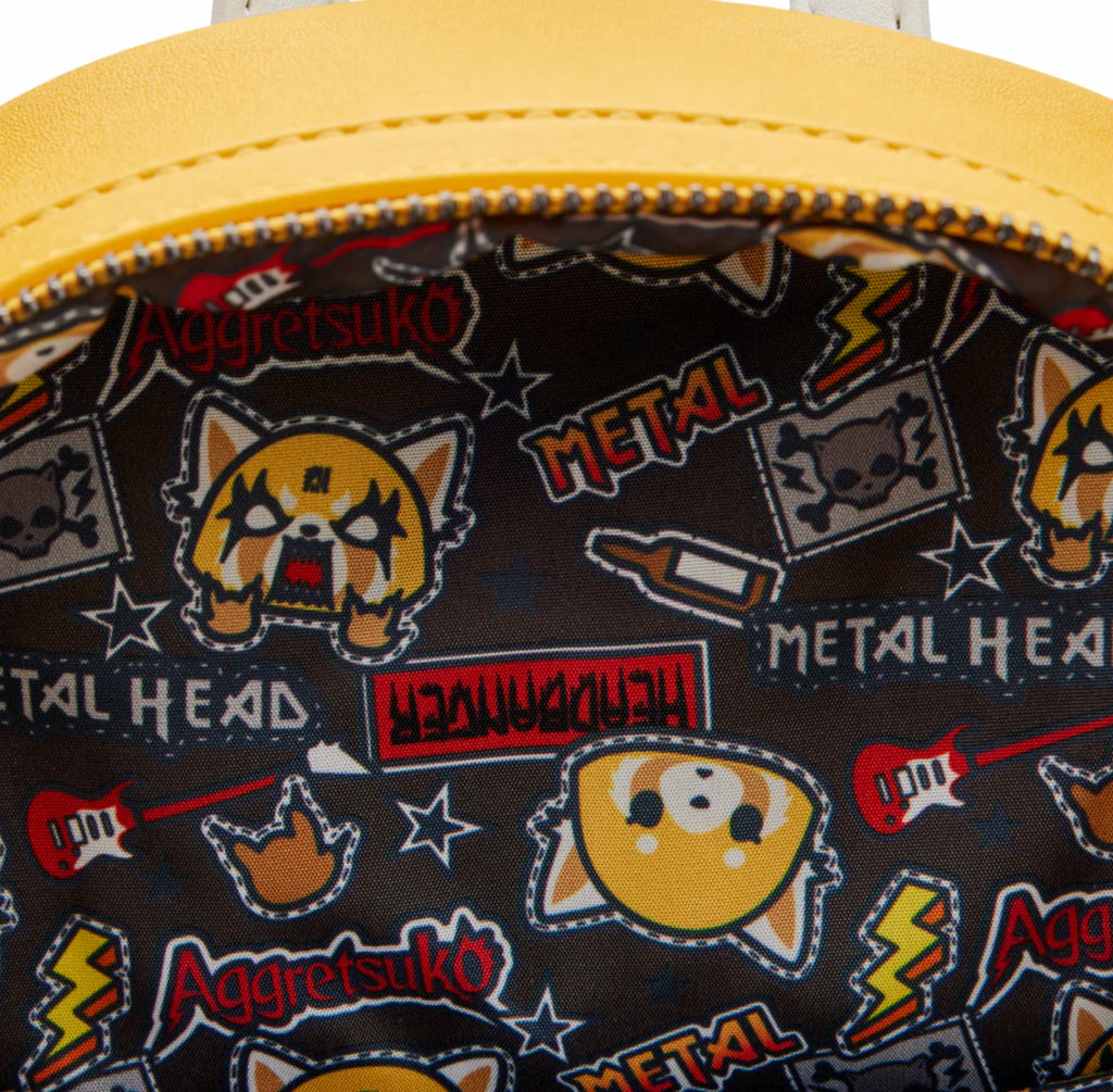 Loungefly Sanrio Aggretsuko Two-Face Cosplay Mini Backpack