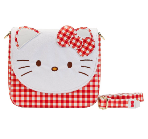 Loungefly Sanrio Hello Kitty Gingham Cosplay Crossbody Purse