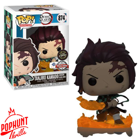 TANJIRO #874 LIMITED EDITION GLOW CHASE SPECIAL EDITION FUNKO POP! ANIMATION DEMON SLAYER