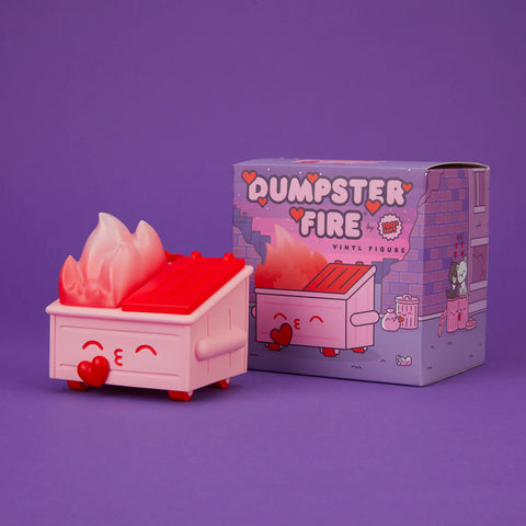 Kiss Me I'm Trash Dumpster Fire Vinyl Figure